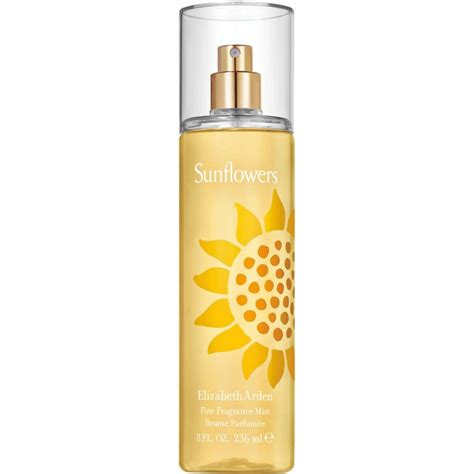 elizabeth arden sunflowers body mist.